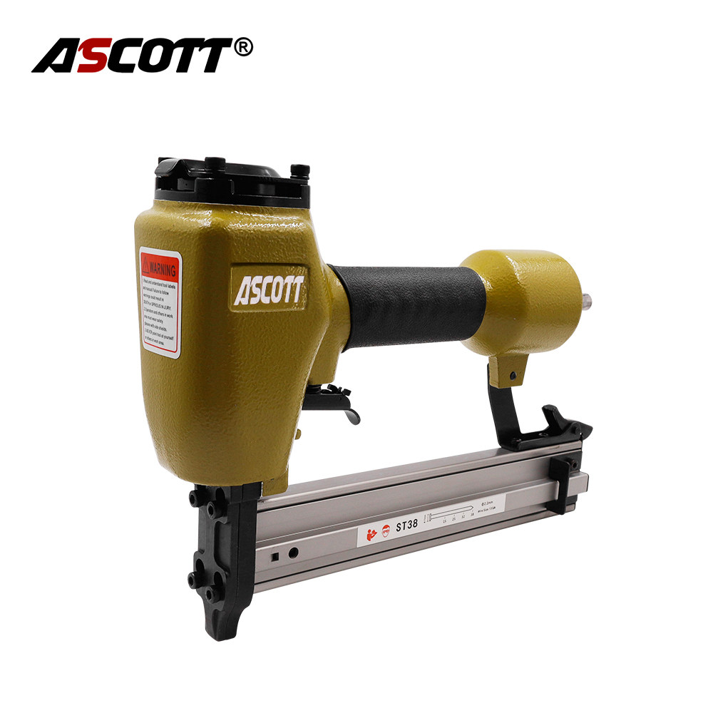 Woodworking Nail Gun - Ascott 14Ga Pneumatic Concrete Nailer ST38