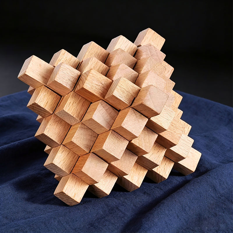 Woodworking Hobby - Difficult LuBan Lock Pineapple Shaped Wooden