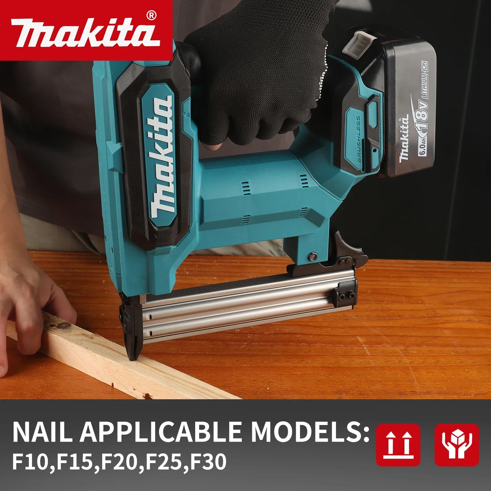 Makita F30 Cordless Electric N - Woodworking Nail Gun recension och pris