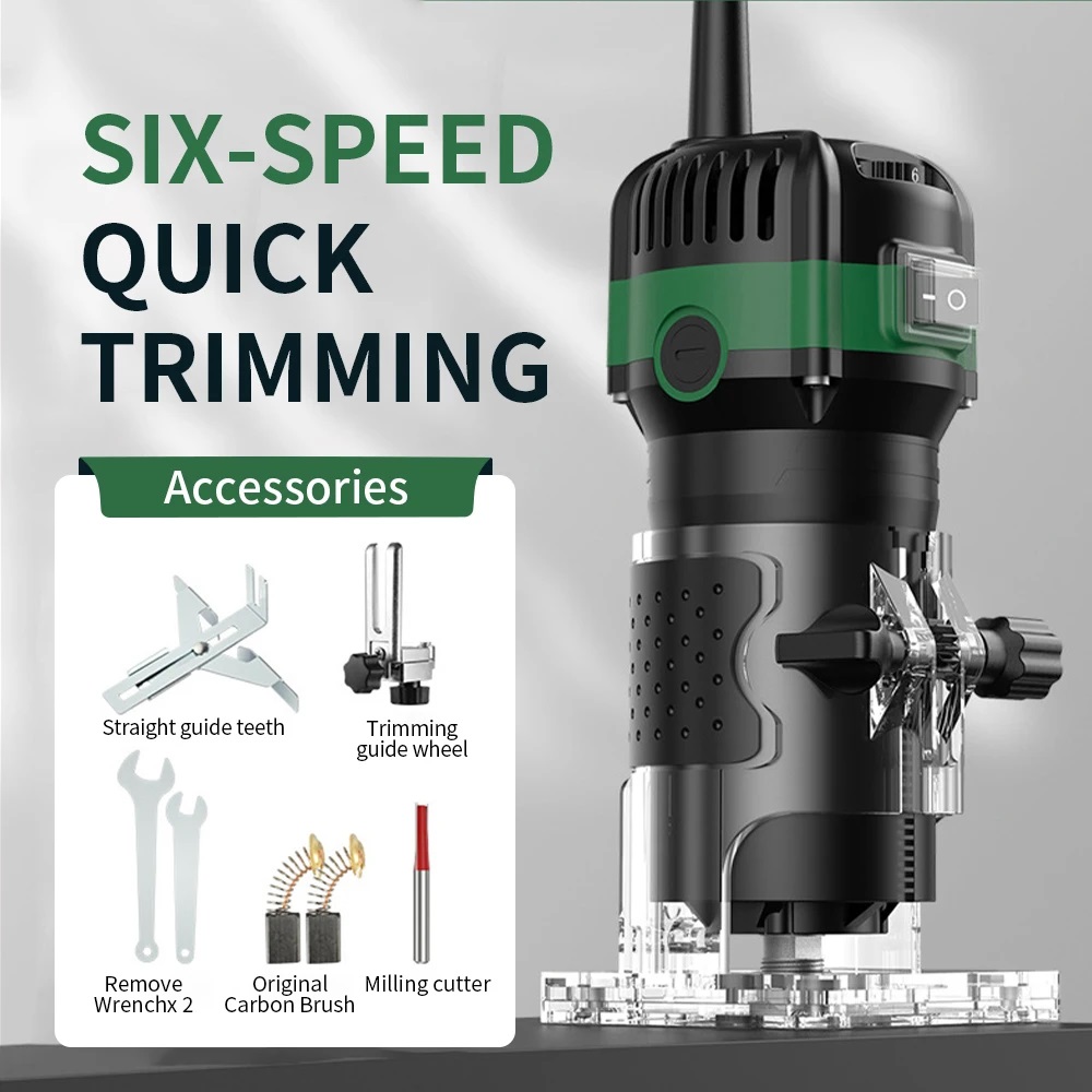 800W Electric Wood Router Wood - Woodworking Manufacturing recension och pris