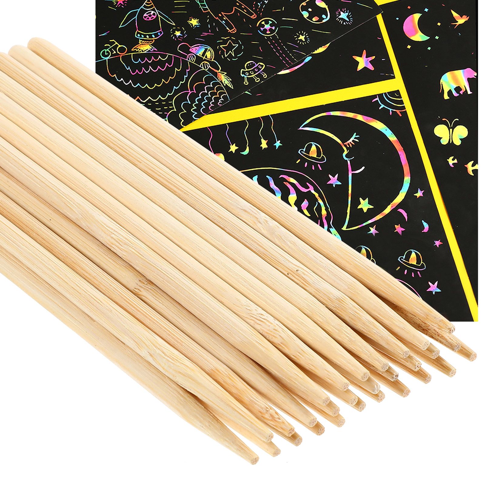 30pcs Scratch Bamboo Pens Wax  - Woodworking For Beginners recension och pris
