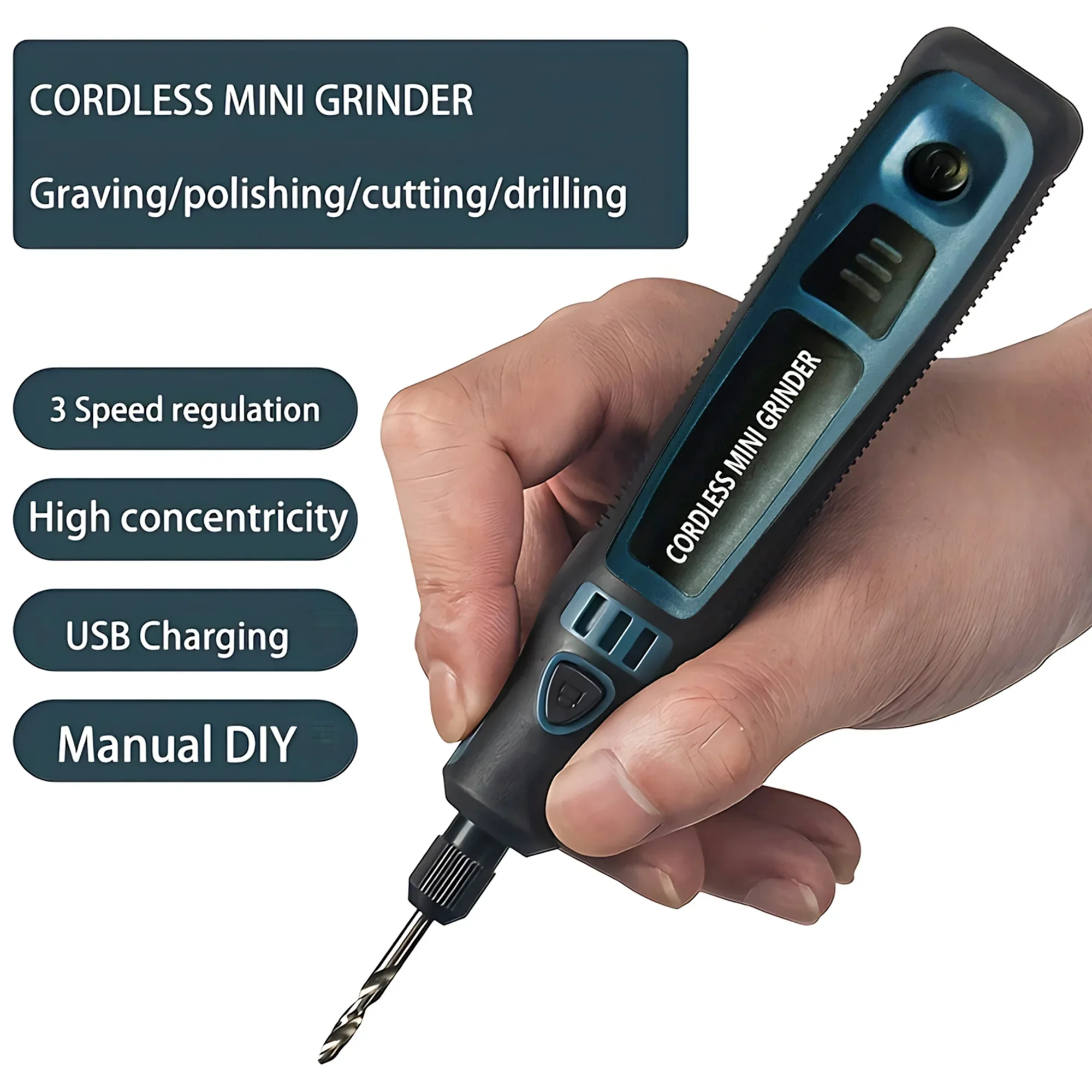 USB Cordless Electric Grinder  - Woodworking Power Tools recension och pris