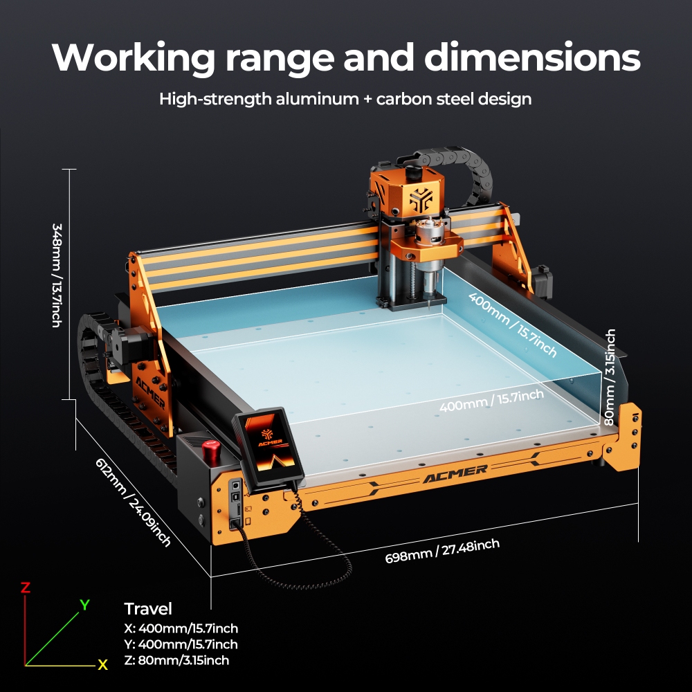ACMER Ascarva 4S CNC Milling R - Woodworking Manufacturing recension och pris