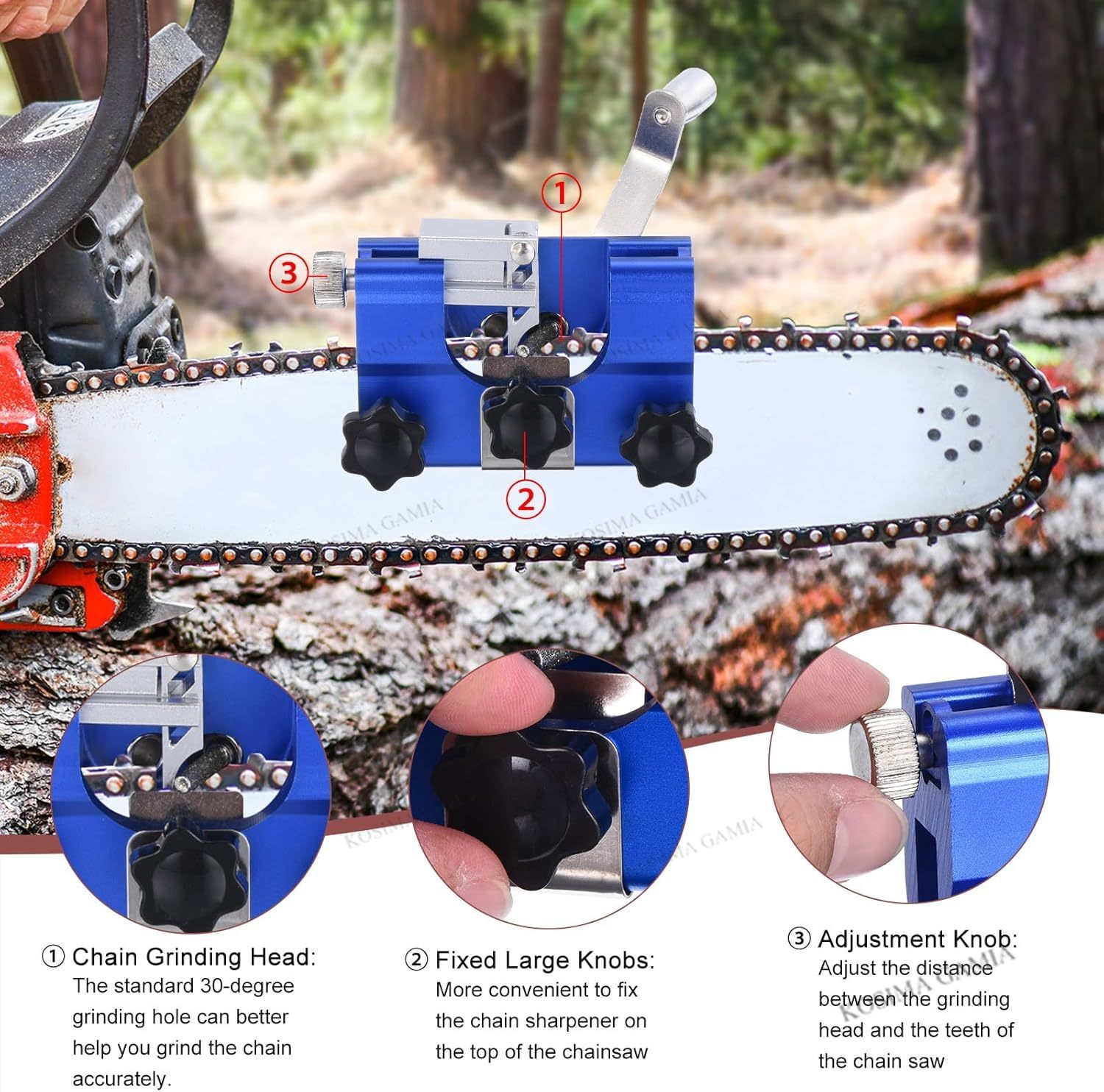 Portable Manual Chain Saw Blad - Woodworking Manufacturing recension och pris