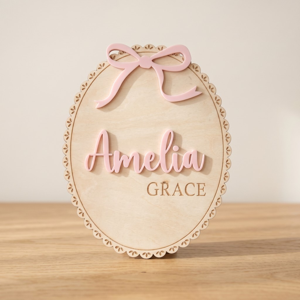 1Pc Custom Bow Lace Edge Baby  - Woodworking For Beginners recension och pris
