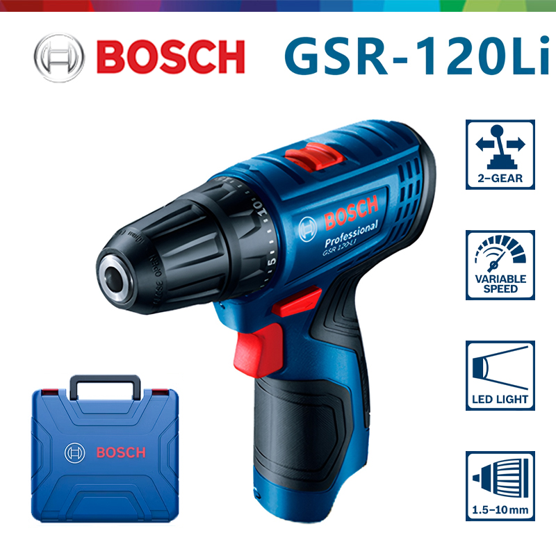 Bosch GSR 120-LI 12V Lithium E - Woodworking Power Tools recension och pris