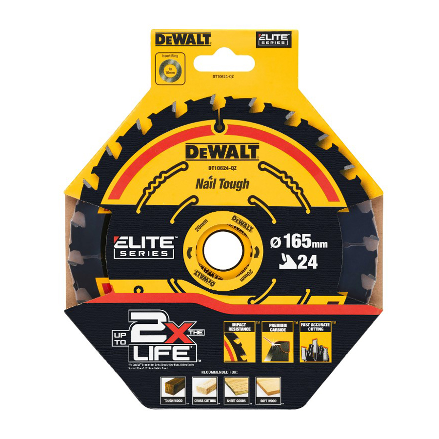 DEWALT DT10624-QZ 1/3pcs 24T C - Woodworking Power Tools recension och pris
