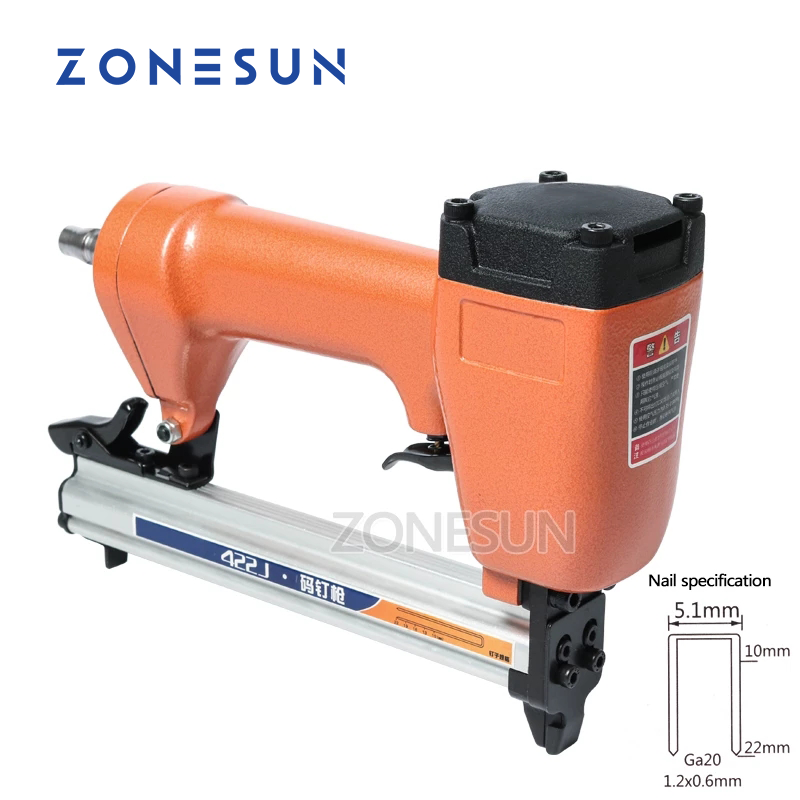 ZONESUN 422J Ga20 5.1mm Width  - Woodworking Nail Gun recension och pris