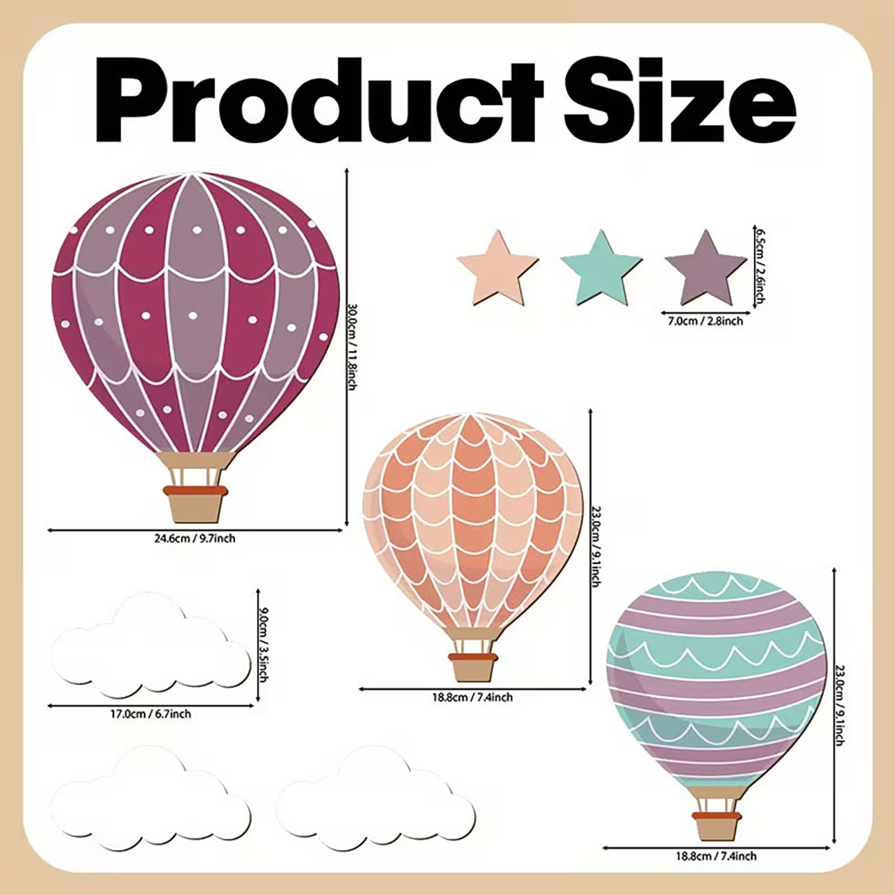 Hot Air Balloon Cloud Star Woo - Woodworking For Beginners recension och pris