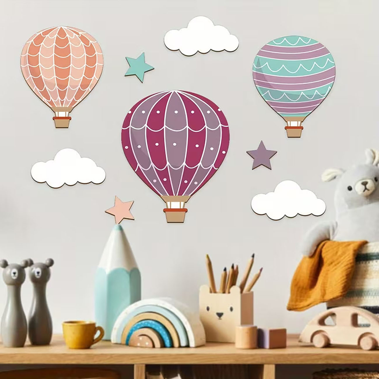 Hot Air Balloon Cloud Star Woo - Woodworking For Beginners recension och pris