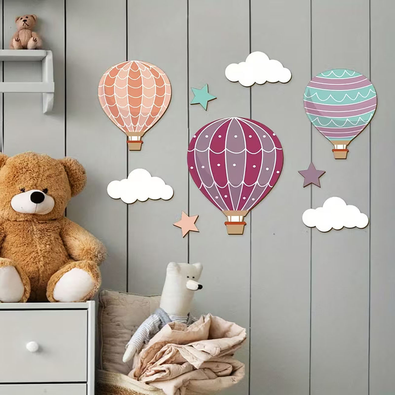 Hot Air Balloon Cloud Star Woo - Woodworking For Beginners recension och pris