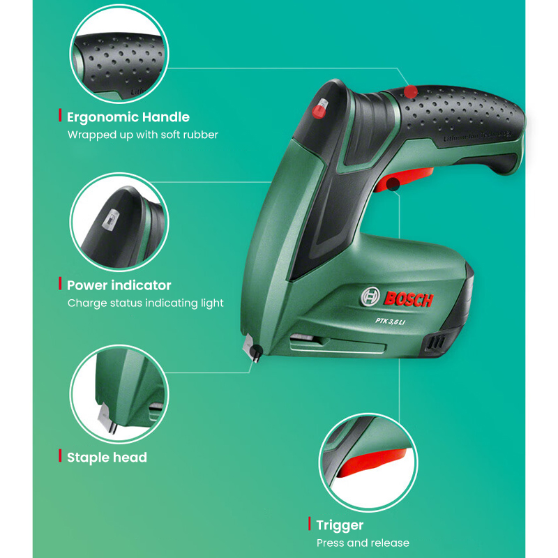 Bosch PTK 3.6 Li Cordless Nail - Woodworking Nail Gun recension och pris
