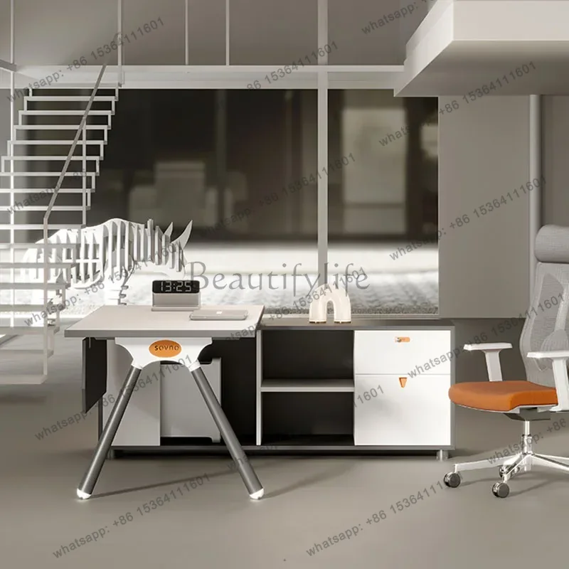 LJY Postmodern Office Desk Wor - Woodworking Workshop Design recension och pris